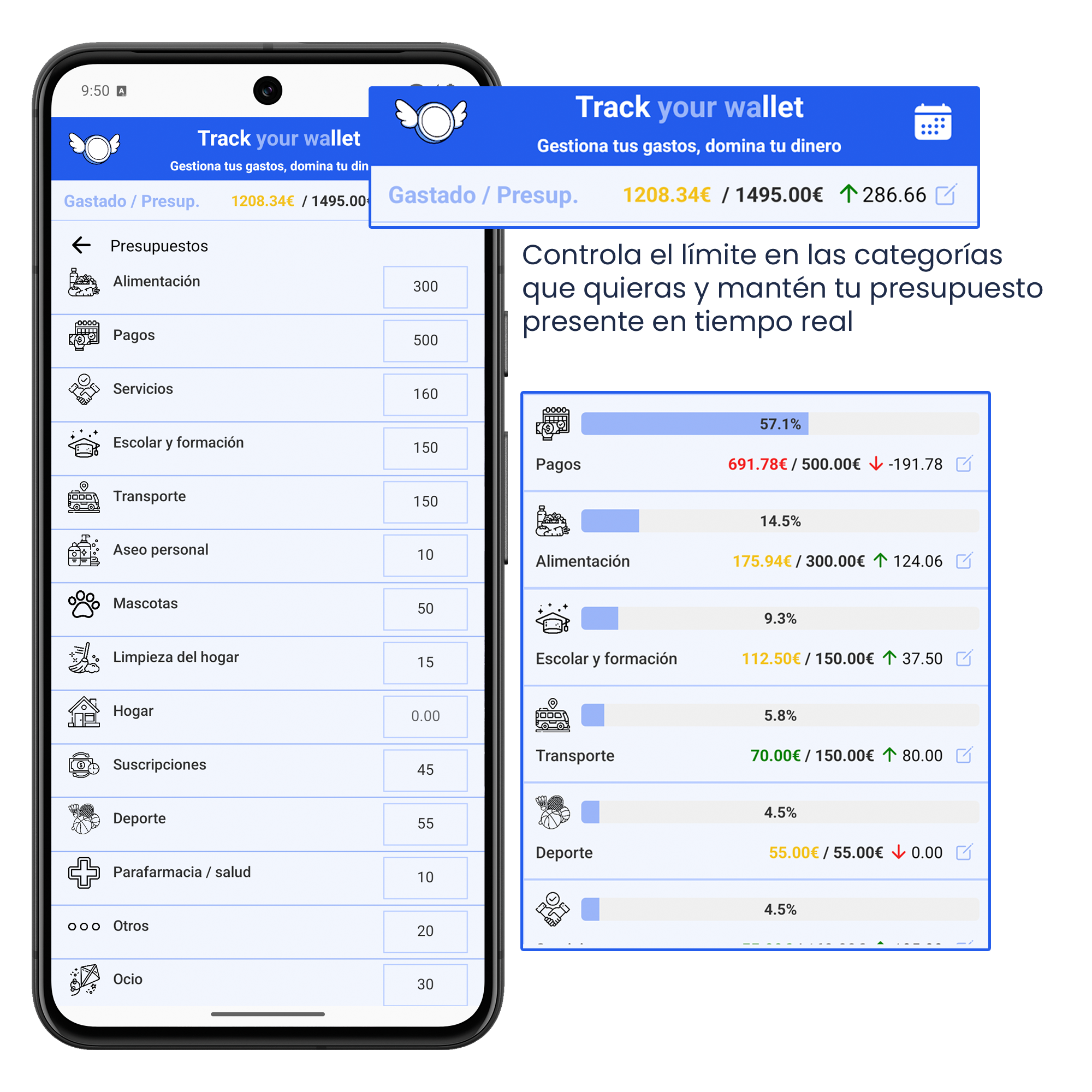 Trackllet app